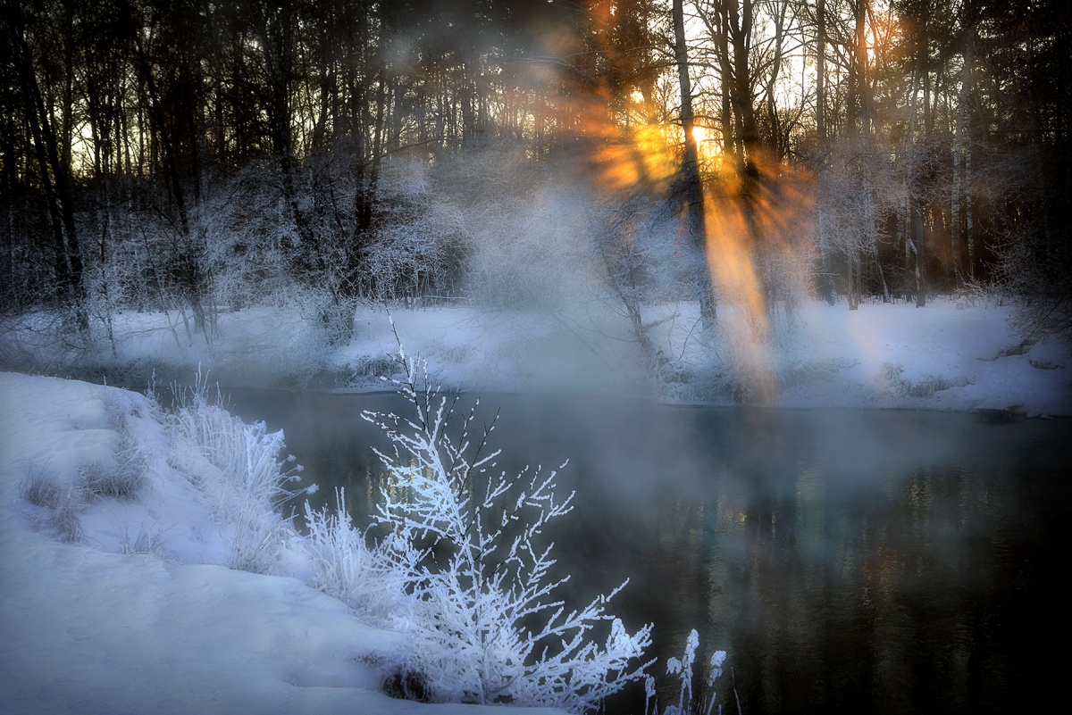 Weihnachten Sonnenuntergang ... 3.