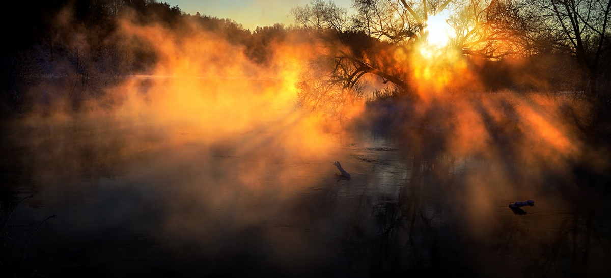 Weihnachten Sonnenuntergang ... 2.