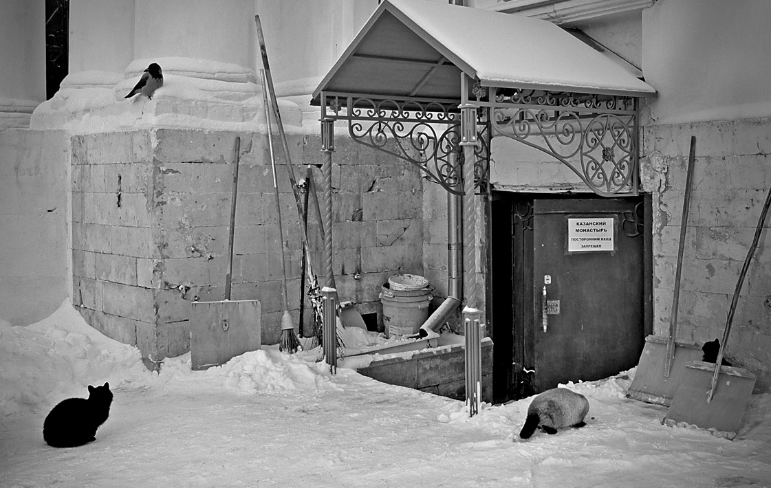 "Wer wird zur Säuberung der Schnee?"