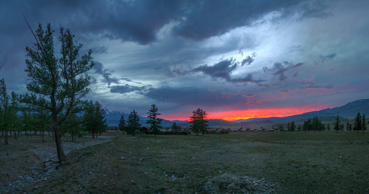 Farewell Sonnenuntergang über d.Kuray