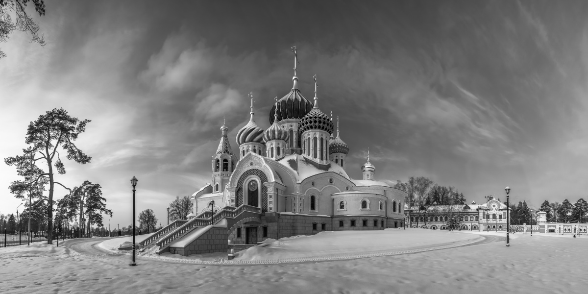 Winterabend in Peredelkino