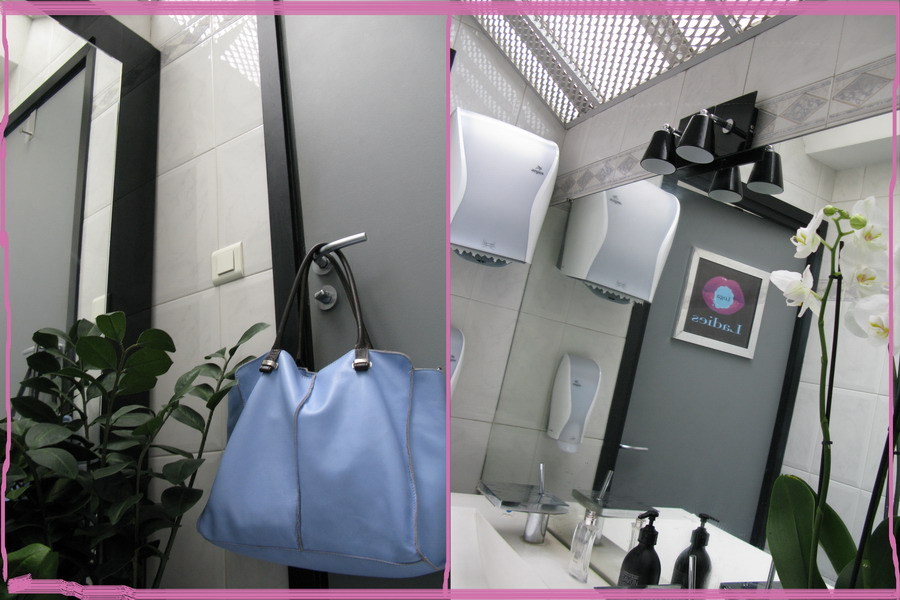 Freitag in der Toilette