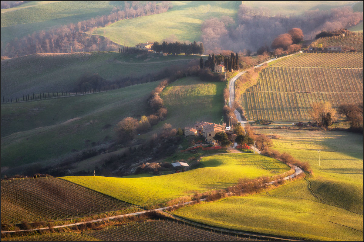 Dawn in Montalcino