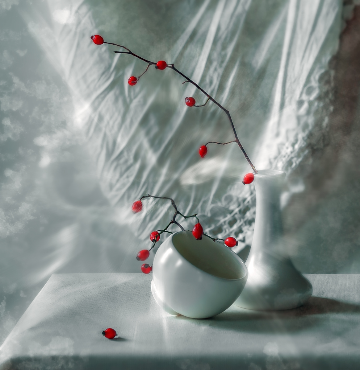 Aus der Serie "Winter-Schneesturm ... ..."