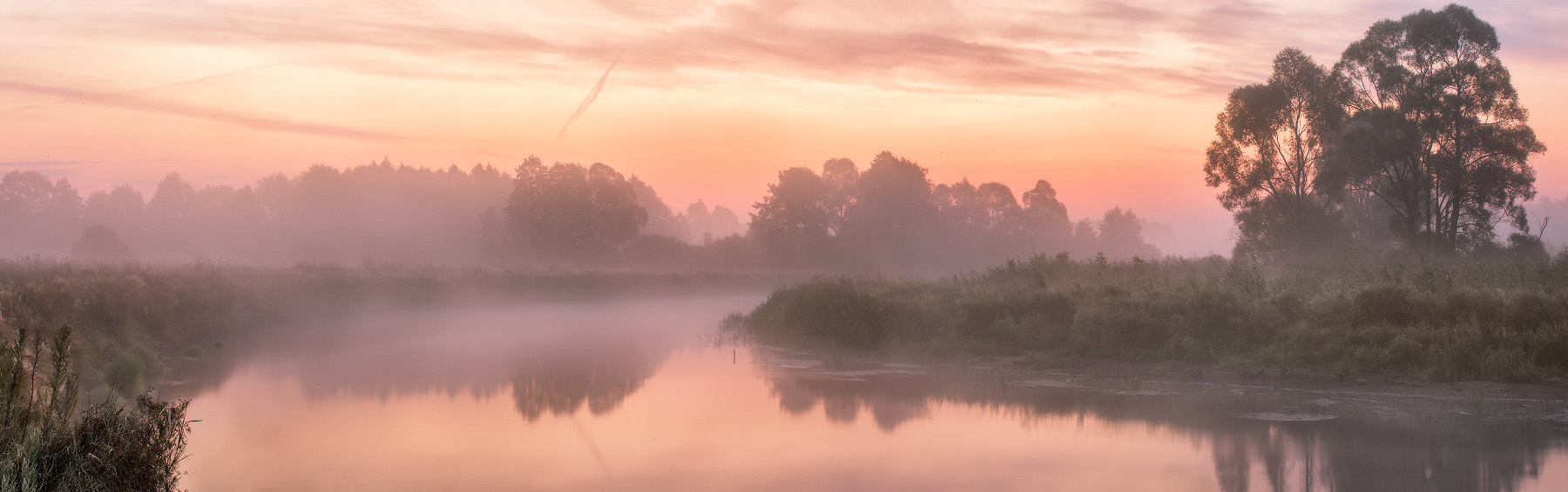 Morgen auf dem Neman