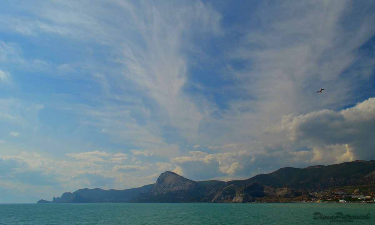 Mit Blick auf das Sudak und Novy Svet