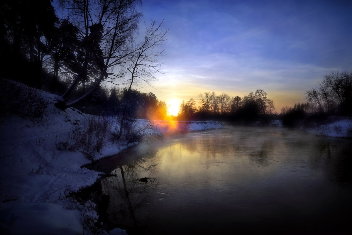 Bei Sonnenuntergang, am letzten Sonntag im Januar ... 3 ..
