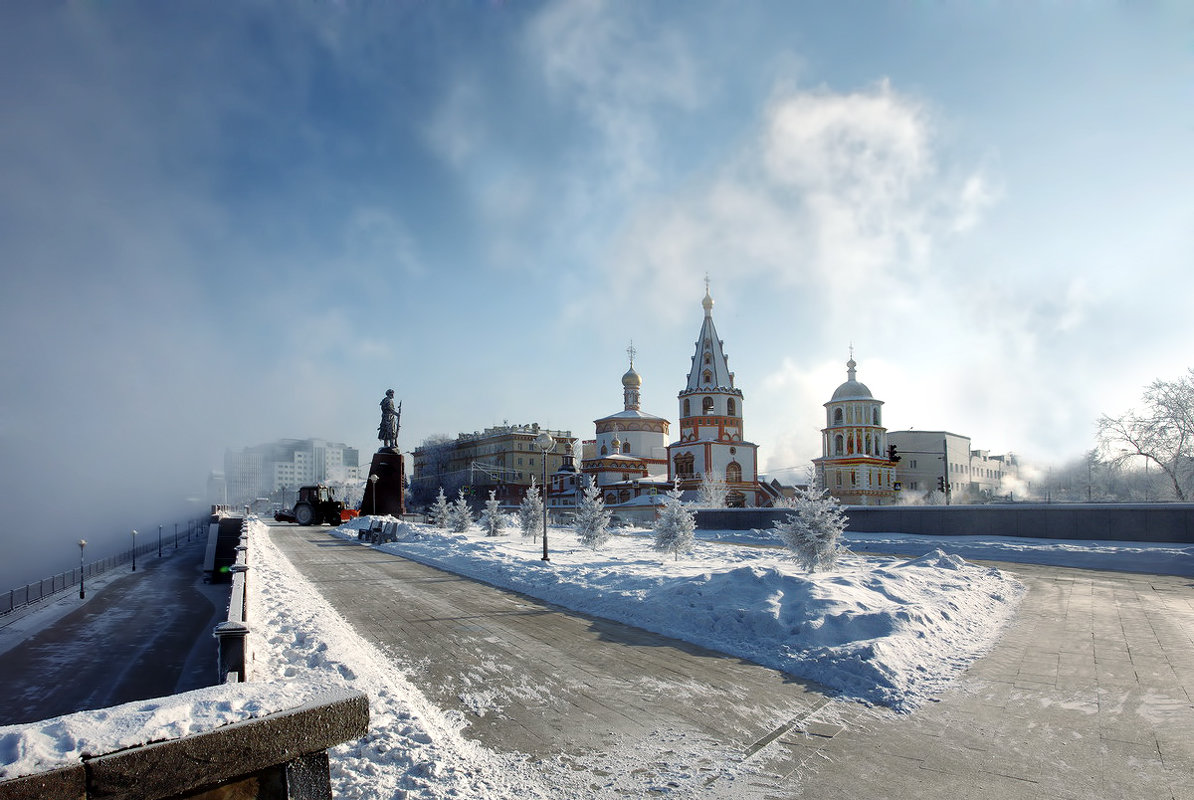 Die Stadt ist sehr frostig