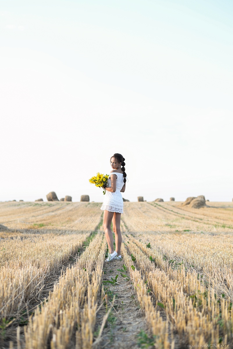 Das Mädchen auf dem Gebiet