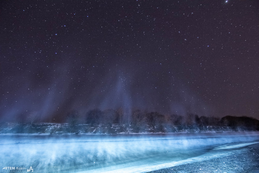 Bei -10 Grad auf dem Dnjepr