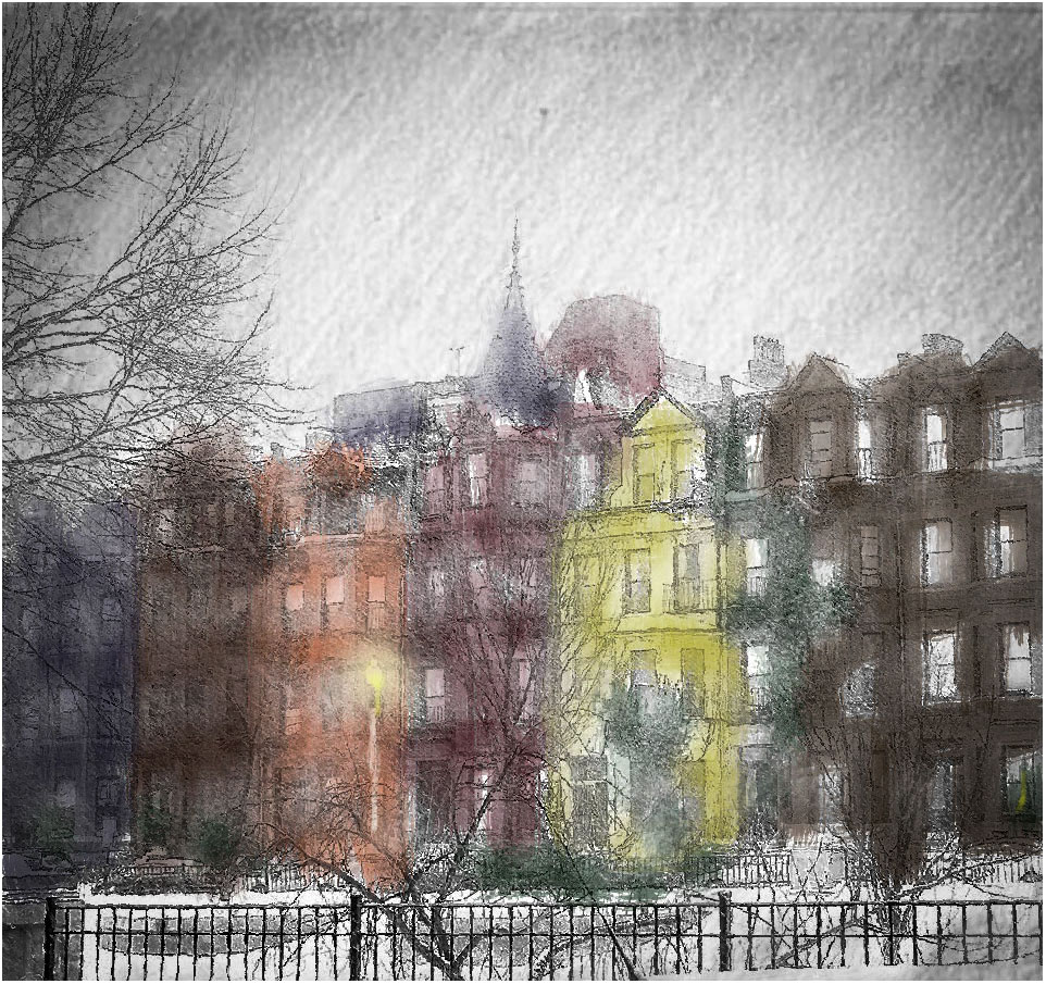 Coloring-Straßen von Boston
