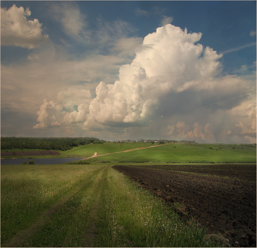Cht fühlen Wolken vor dem regen? ..