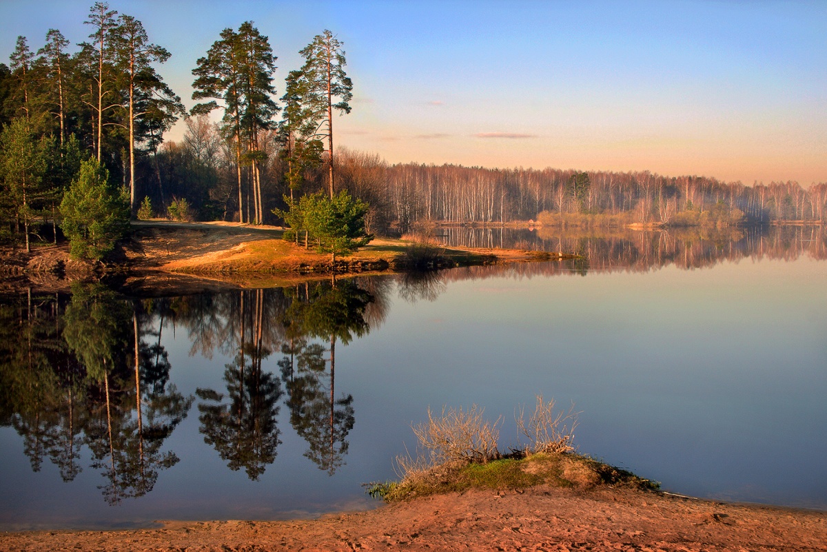 Morgen am Schwarzen See ...