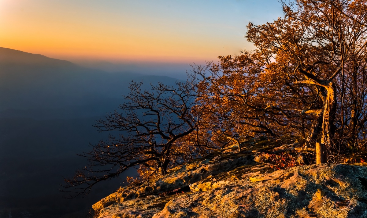 Sunset in Orangetönen