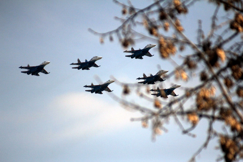 Die Saatkrähen sind angekommen