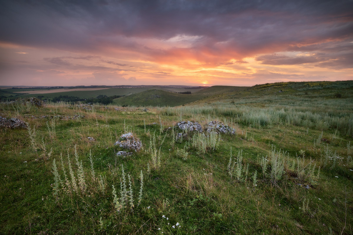 Evening in ivahnovskih Tovtry
