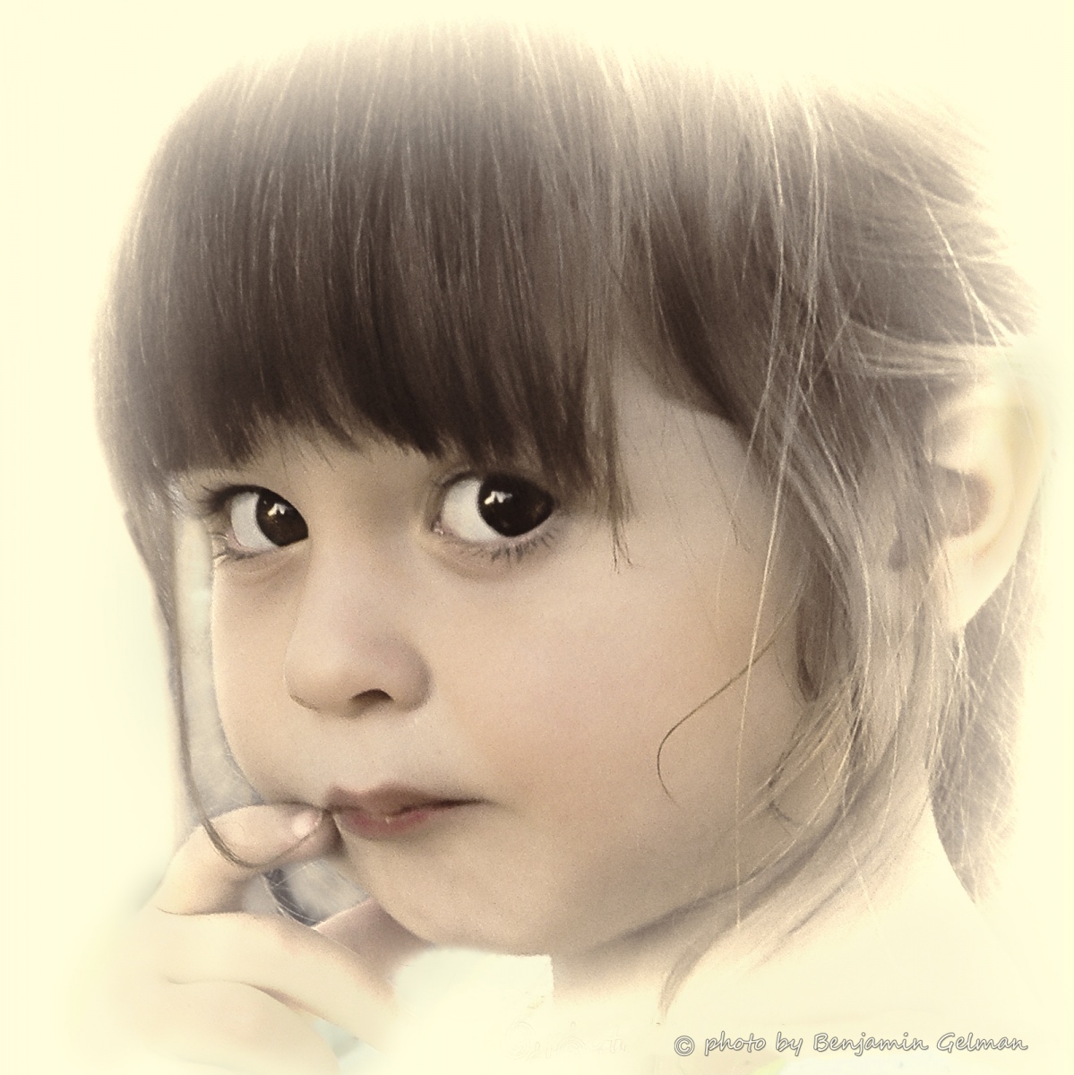 An incredulous look.