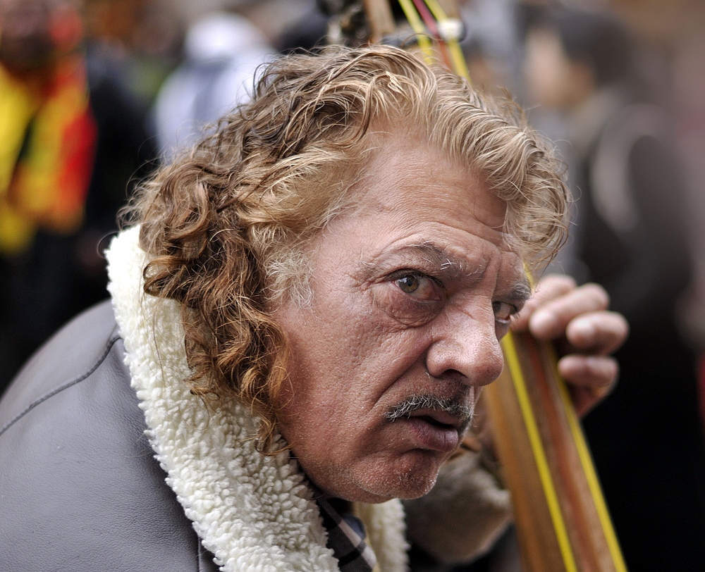 The street musician.