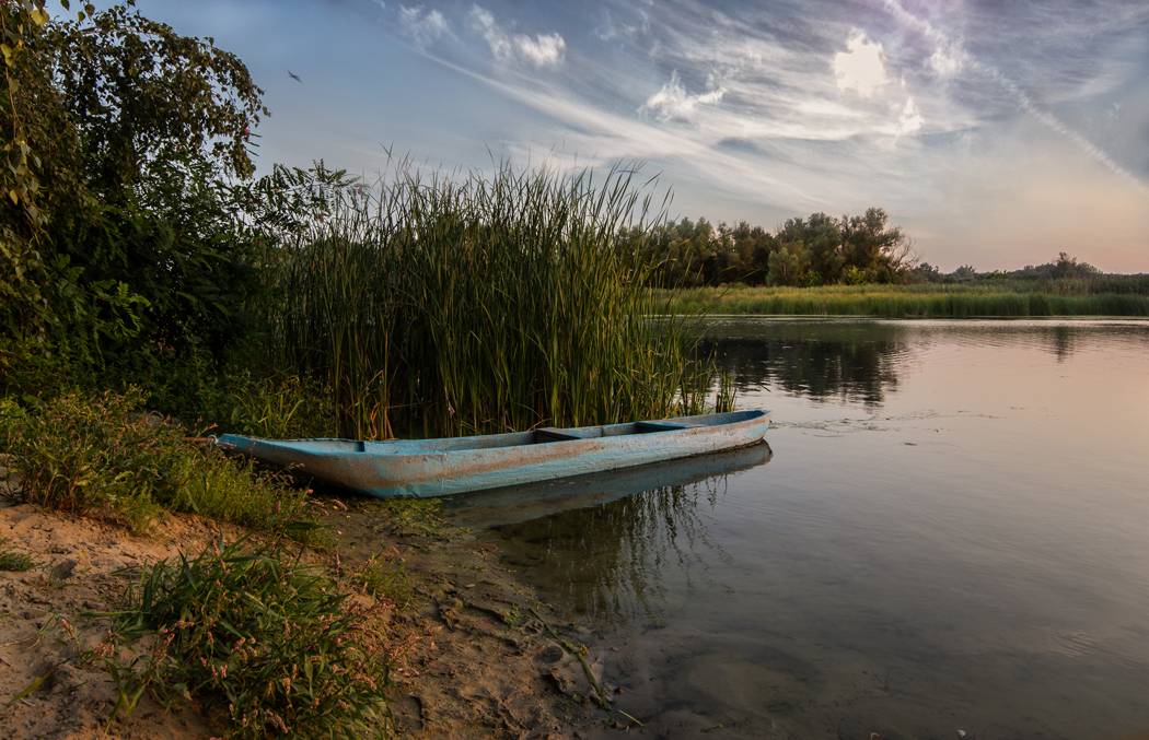 Der Punkt in der Abend