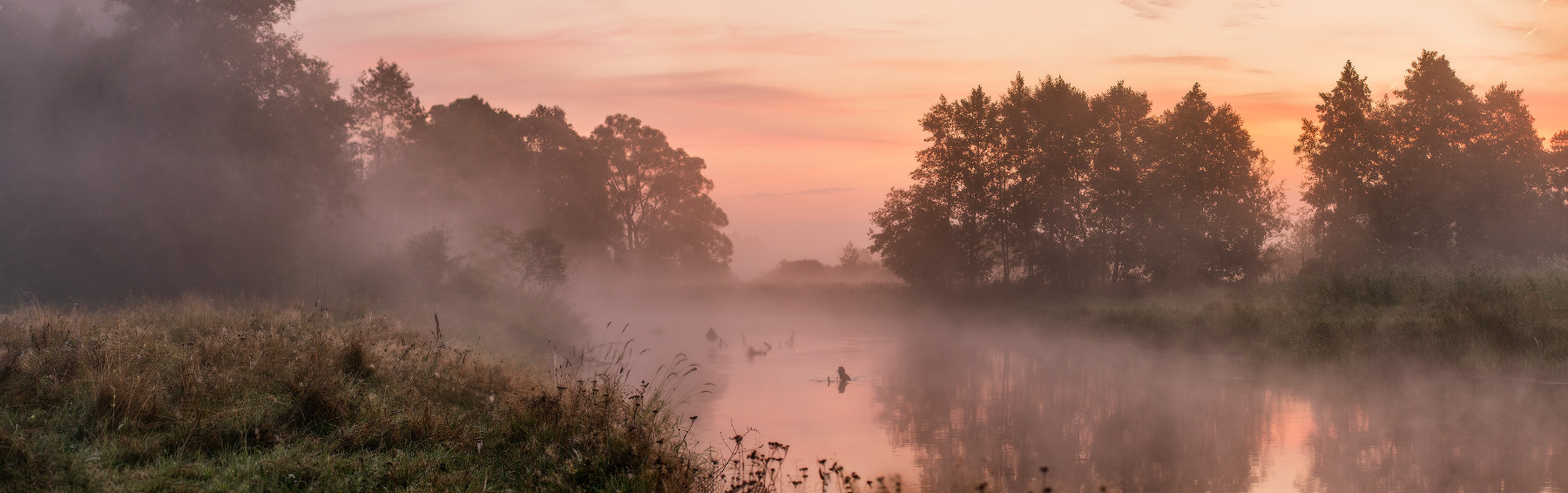 Morgen Treffen am Neman