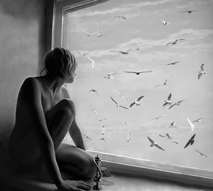 Da draußen .... wie immer ... das Fenster ... (DDT)