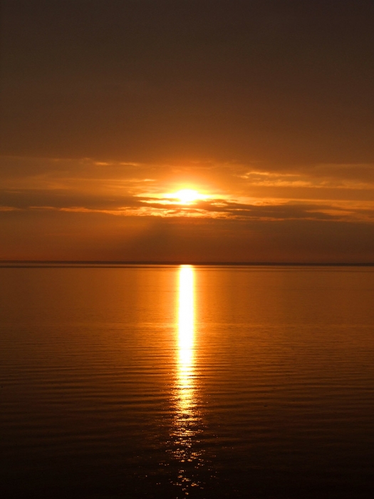 Belarussischen Sonnenuntergang