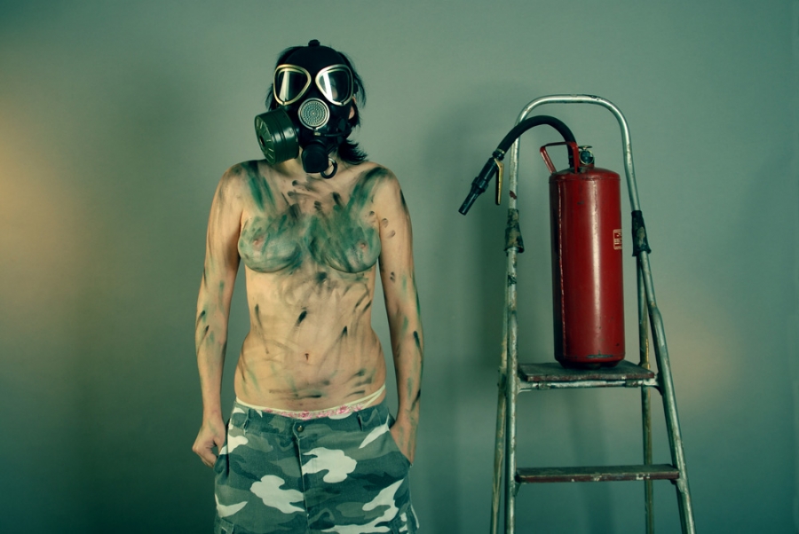 für eine verzerrte und sehr seltsam, aber immer noch ... über den Himmel.