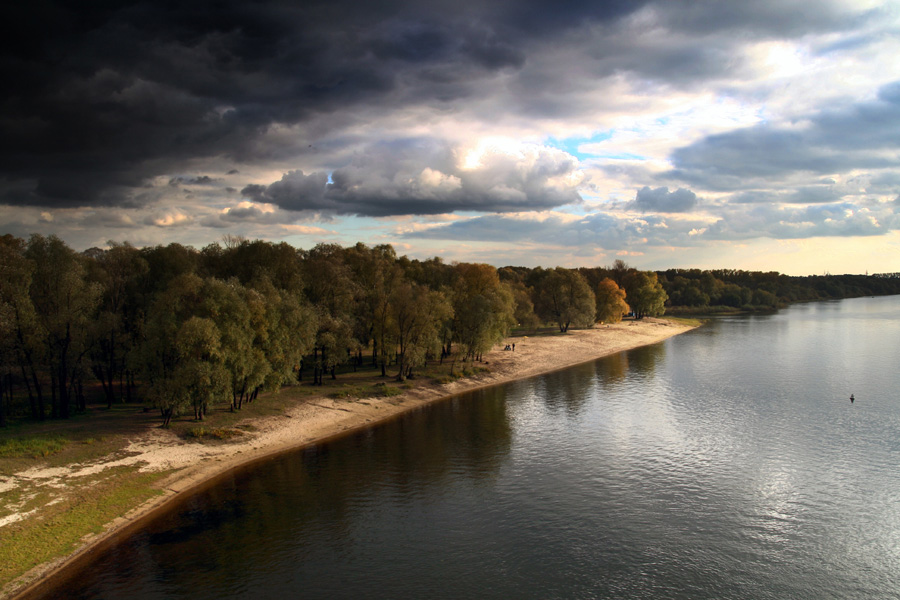 Anfang Herbst Landschaft