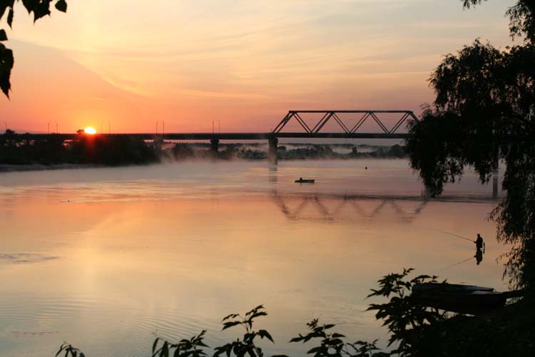 Sonnenaufgang über Pripjat
