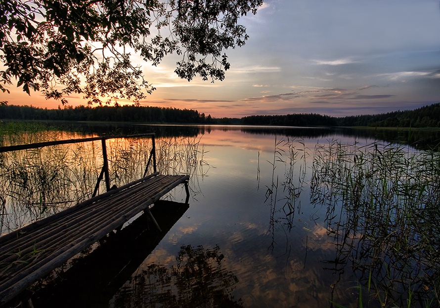 Spektakulärer Sonnenuntergang ....