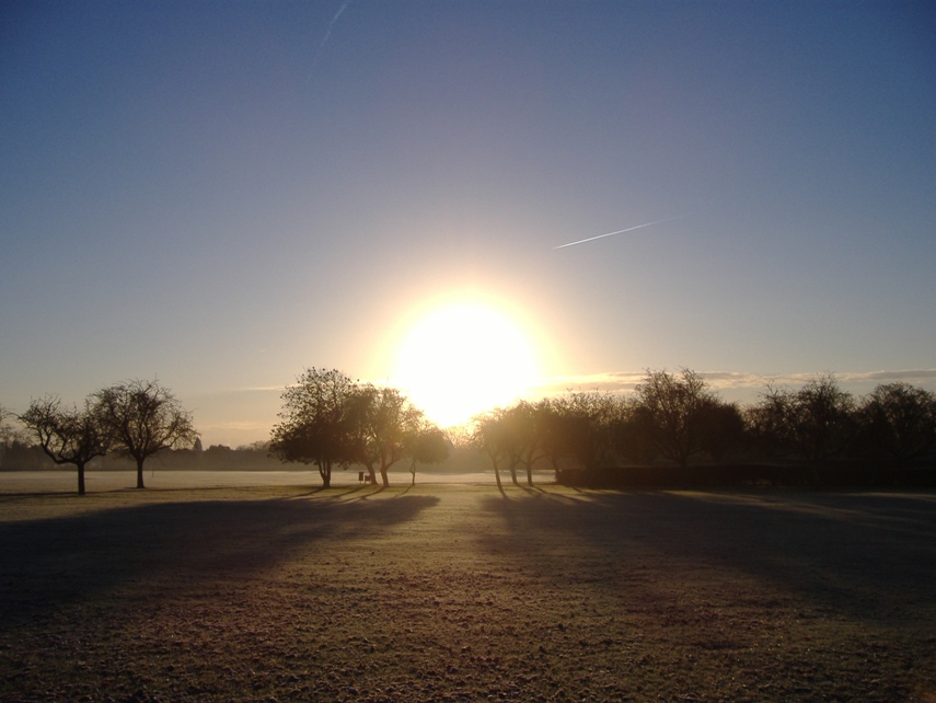Bright frühen Winter