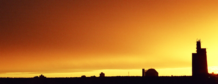 Sonnenuntergang im Oktober