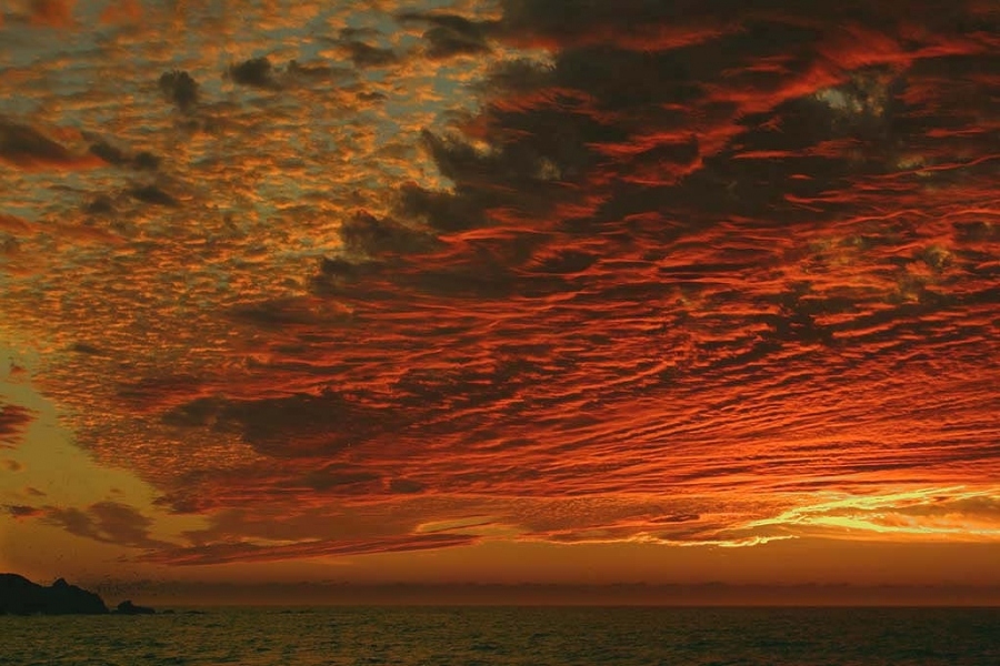 Fiery Sonnenuntergang