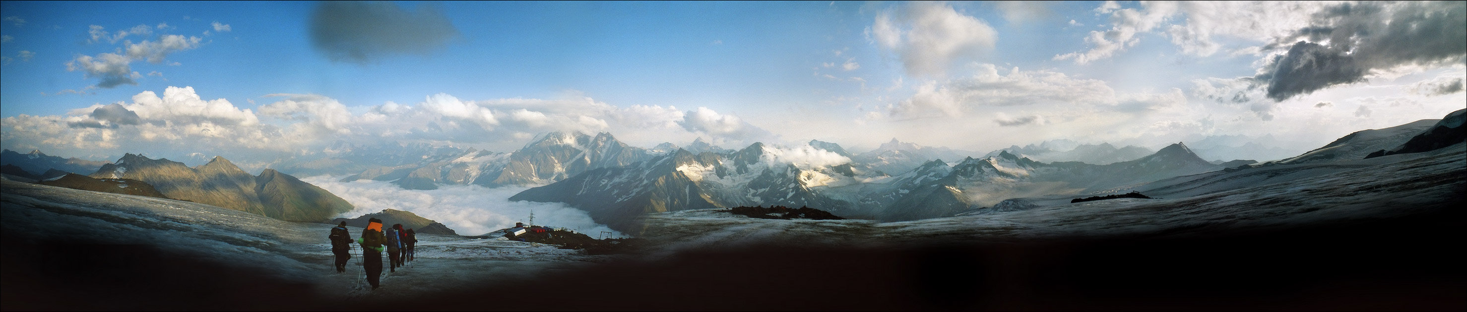 ... Evo Ansicht von Elbrus geklebt