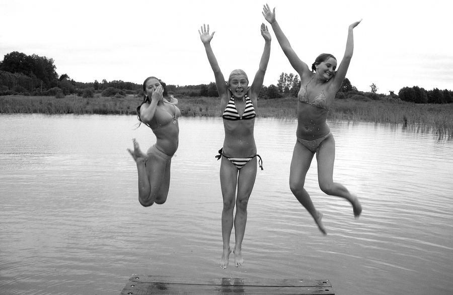 Sekunden vor dem ...