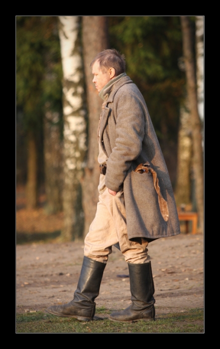 Zufällige Schuss ein berühmter Schauspieler ...