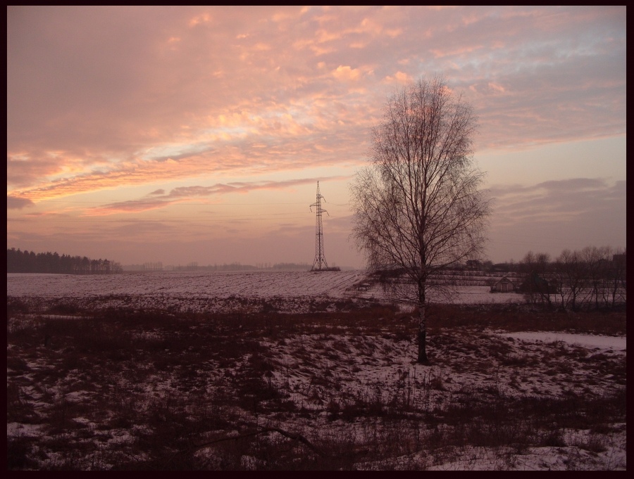 der Nacht erlischt nicht auf den blauen Besen