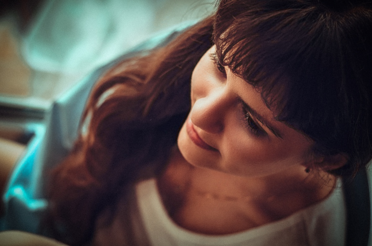 in der Nähe der Fenster ...