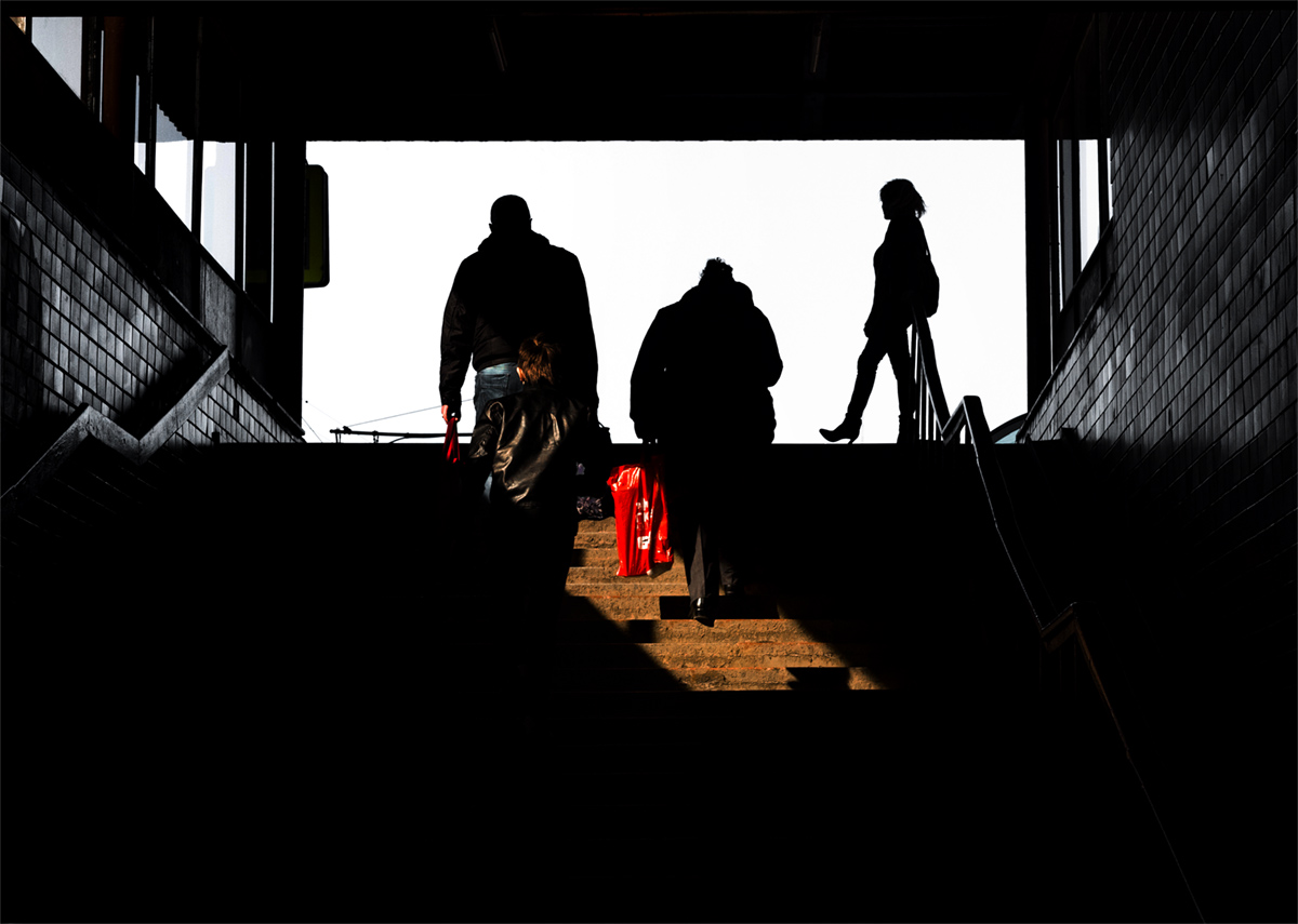 Schattentheater. Frühling.