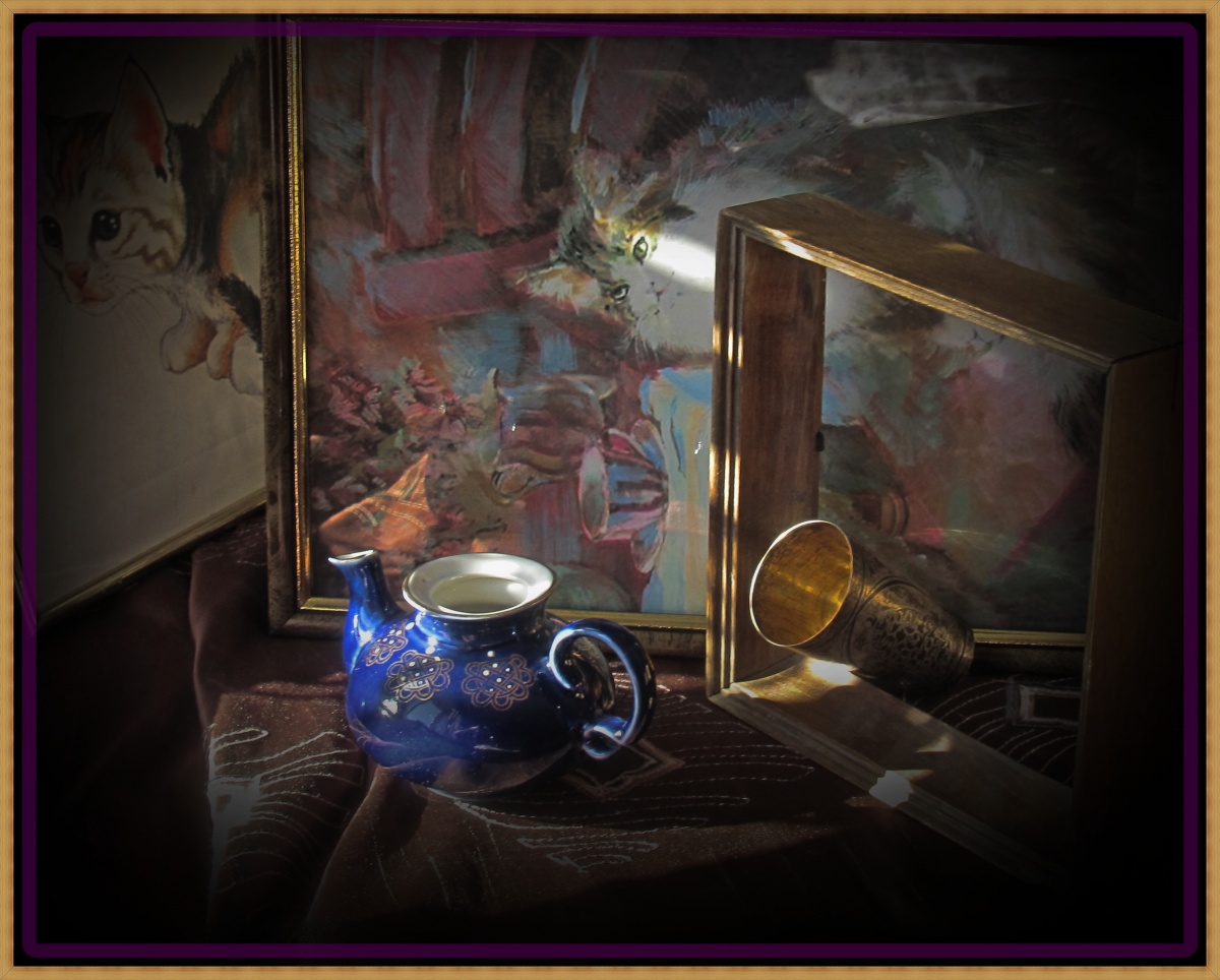 * Noch am Nachmittag * im Studio *