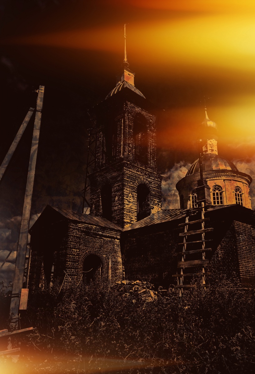 Das Dorf Luchinskoye Kirche St. Nikolaus von Myra