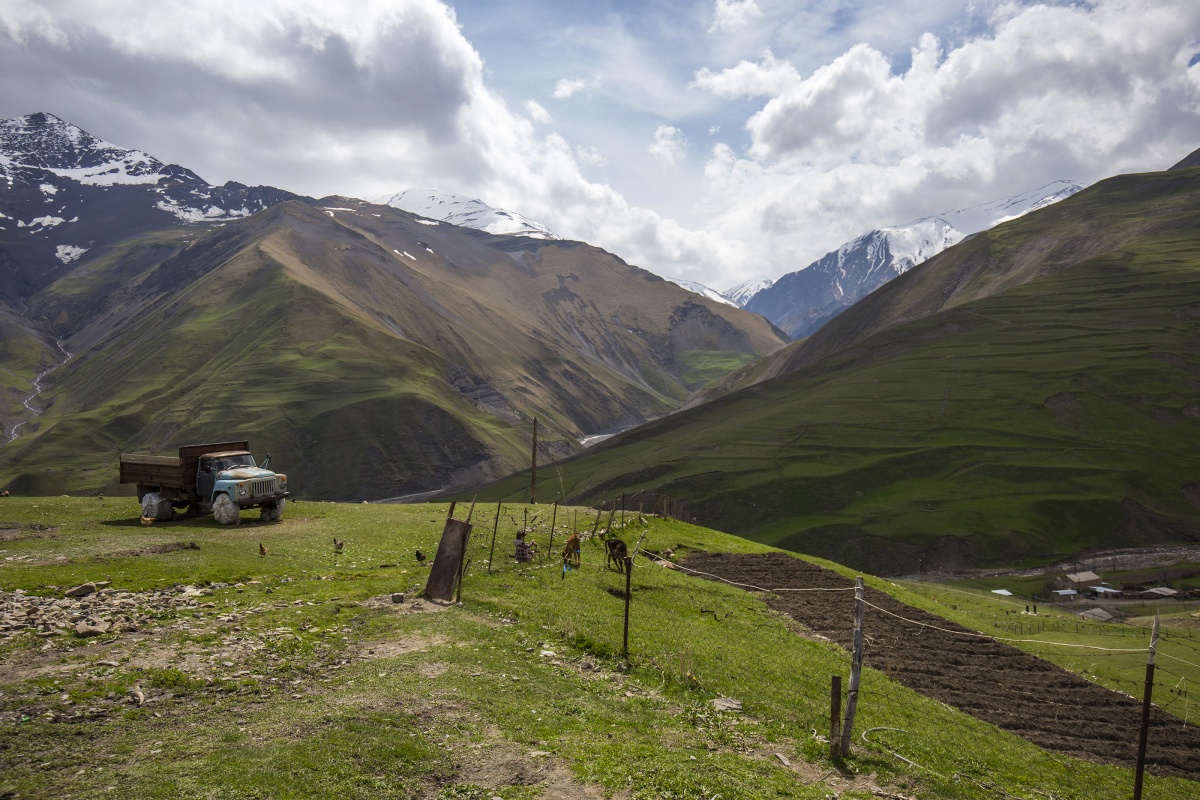 In den Bergen verloren