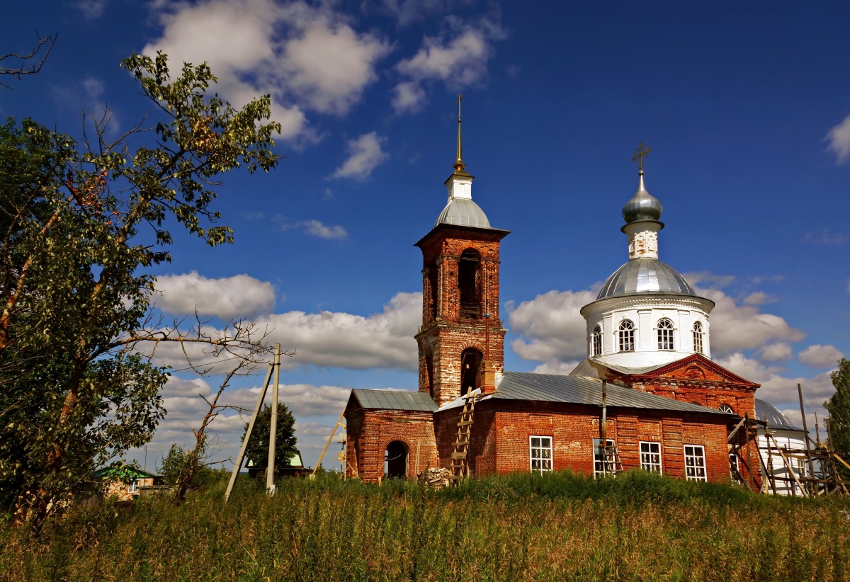Das Dorf Luchinskoye Kirche St. Nikolaus von Myra