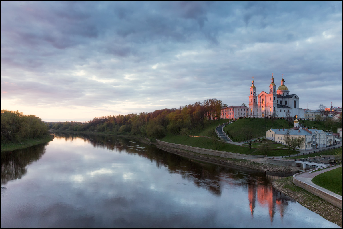 Reflexionen eines Sonnenuntergangs