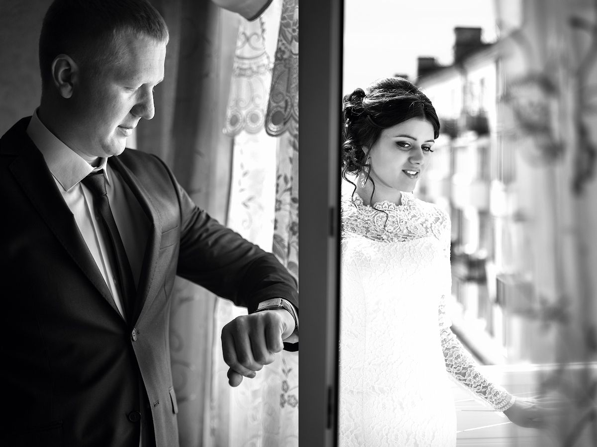 Hochzeits-Diptychon - "Waiting".