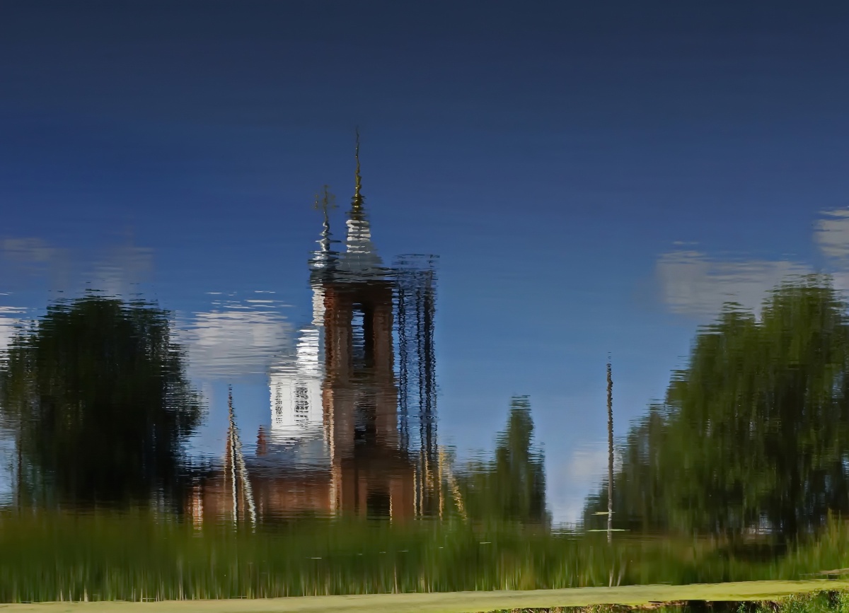 Das Dorf Luchinskoye Kirche St. Nikolaus von Myra