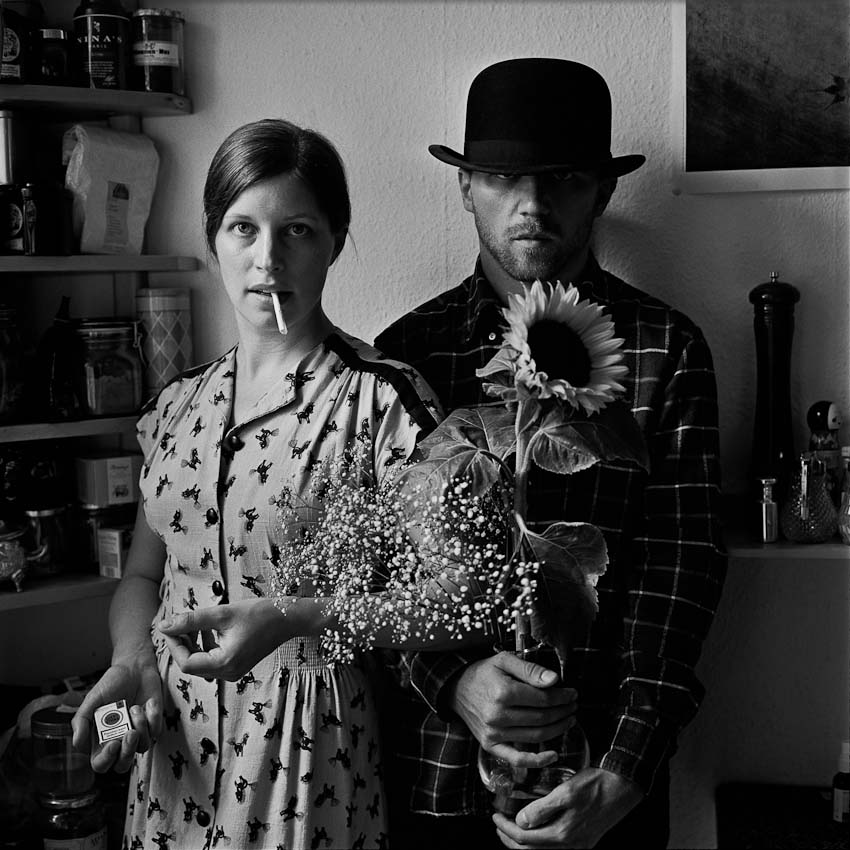 Frank und Matthias (Porträt mit Lucky Strike)