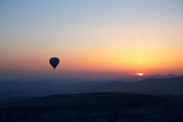 Sonnenaufgang in Türkisch
