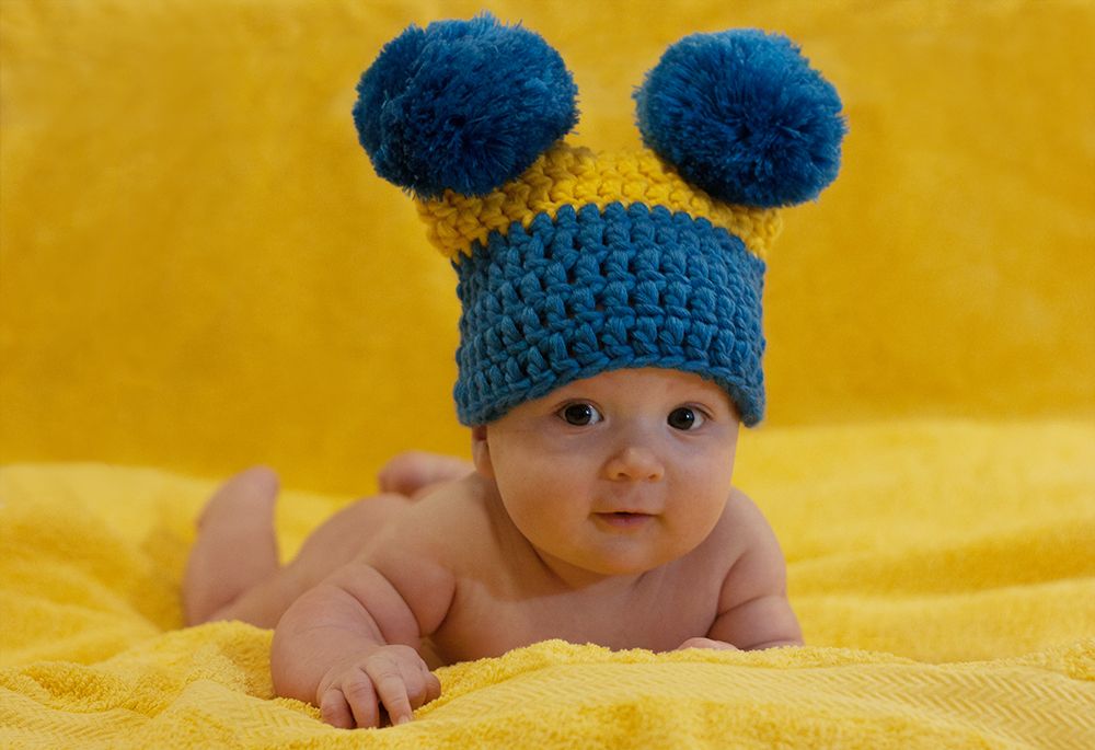 Der Himmel ist blau, die Sonne golden