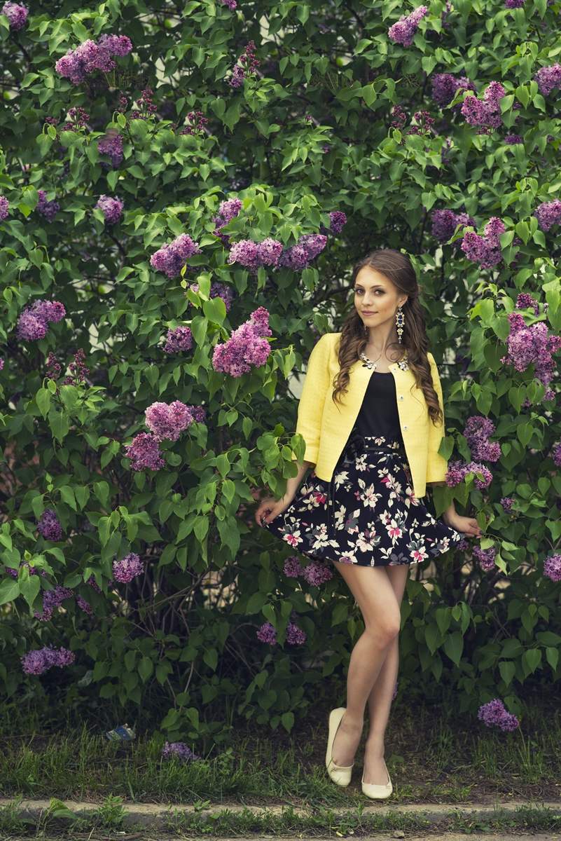 Portrait einer Flieder